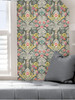 NUS4050 Summer Love Peel & Stick Wallpaper with Colorful Birds and Flowers to Pop in Grey Pink Yellow Silver Colors Vintage Style Peel and Stick Adhesive Vinyl