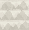 NUS3950 Mountain Peak Peel & Stick String Wallpaper with Blissfully Organic Design in Taupe Brown Gray Colors Bohemian Style Peel and Stick Adhesive Vinyl