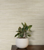 JP10405 Mei Stringcloth Wallpaper Sandstone Beige Heavyweight Acrylic Coated Paper (FSC) Japandi Style Collection Made in United States