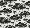 JP11700 Nara Stringcloth Wallpaper Onyx Fog Black Heavyweight Acrylic Coated Paper (FSC) Japandi Style Collection Made in United States