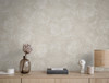 JP10707 Eren Wallpaper Dove Gray Heavyweight Acrylic Coated Paper (FSC) Japandi Style Collection Made in United States