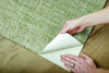 York Wallcoverings PSW1038RL Papyrus Weave Peel and Stick Wallpaper Green