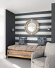 NW43512 Two Toned Shiplap Coastal Style Navy Blue Vinyl Self-Adhesive Wallpaper by NextWall Made in United States