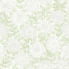 4072-70044 Faustin Green Floral Wallpaper Sure Strip Prepasted Wall Covering Delphine Collection from Chesapeake by Brewster Made in United States