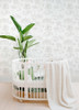 4060-347692 Boheme Platinum Animals Wallpaper Non Woven Unpasted Wall Covering Fable Collection from Chesapeake by Brewster Made in Netherlands