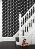 4060-139062 Vivi Black Giraffe Wallpaper Non Woven Unpasted Wall Covering Fable Collection from Chesapeake by Brewster Made in Netherlands