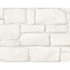 2988-70503 Casablanca Ivory Off White Stone Farmhouse Wallpaper Vinyl Unpasted Wall Covering Inlay Collection from A-Street Prints by Brewster made in United States