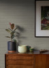 2988-70106 Shantung Brown Silk Transitional Wallpaper Vinyl Unpasted Wall Covering Inlay Collection from A-Street Prints by Brewster made in United States