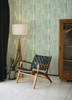 4014-26417 Sabah Green Stripe Geometrics Wallpaper Non Woven Unpasted Wall Covering Seychelles Collection from A-Street Prints by Brewster Made in Great Britain