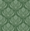 4014-26426 Palmier Green Lotus Fan Botanical Wallpaper Non Woven Unpasted Wall Covering Seychelles Collection from A-Street Prints by Brewster Made in Great Britain
