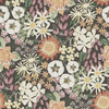 4066-26522 Karina Rasberry Wildflower Garden Wallpaper Farmhouse Style Non Woven Unpasted Wall Covering Hannah Collection from A-Street Prints by Brewster made in Great Britain