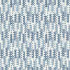 4066-26508 Erik Blue Building Blocks Wallpaper Retro Style Non Woven Unpasted Wall Covering Hannah Collection from A-Street Prints by Brewster made in Great Britain