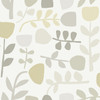 4066-26537 Juni Neutral Abstract Tulips Wallpaper Scandinavian Style Non Woven Unpasted Wall Covering Hannah Collection from A-Street Prints by Brewster made in Great Britain
