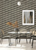 4096-554663 Shae Dark Gray Geo Wallpaper Modern Style Unpasted Non Woven Wall Covering Concrete Collection from Advantage by Brewster Made in Germany