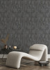 4096-560343 Buck Black Horizontal Wallpaper Industrial Style Unpasted Non Woven Wall Covering Concrete Collection from Advantage by Brewster Made in Germany