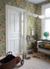 4080-33002 Anemone Mustard Yellow Floral Bohemian Style Wallpaper Non Woven Unpasted Wall Covering Ingrid Collection from A-Street Prints by Brewster Made in Sweden