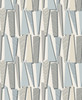 SL80808 Geometric Shadows Aquamarine Blue Wallpaper Contemporary Style Wall Covering The Simple Life Collection by Seabrook Designs Made in Netherlands