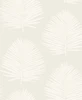 SL80700 Island PalmAlabaster Off White Wallpaper Coastal Style Wall Covering The Simple Life Collection by Seabrook Designs Made in Netherlands