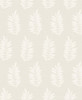 SL80303 Pinnate SilhouetteAlmond Off White Wallpaper Contemporary Style Wall Covering The Simple Life Collection by Seabrook Designs Made in Netherlands