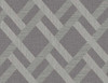 TS80818 Linen Trellis Ash Gray Wallpaper Contemporary Style Type II 20 oz. Vinyl Wall Covering Even More Textures Collection by Seabrook Designs Made in United States