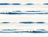 LN20602 Horizon Stripe Blue Oasis Wallpaper Contemporary Style Self-Adhesive Vinyl Wall Covering from Lillian August Made in United States