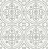 LN30308 Villa Mar Tile Harbor Mist Gray Wallpaper Coastal Style Self-Adhesive Vinyl Wall Covering from Lillian August Made in United States