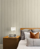 SG12103 Faux Wooden Slats Neutral Beige Rustic Style Wallpaper Self-Adhesive Vinyl Wall Covering Stacy Garcia Home Collection by The Sojourn Made in United States