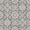 SG10806 Augustine Pewter Stone Gray Contemporary Style Wallpaper Self-Adhesive Vinyl Wall Covering Stacy Garcia Home Collection by The Sojourn Made in United States