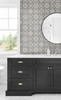 SG10806 Augustine Pewter Stone Gray Contemporary Style Wallpaper Self-Adhesive Vinyl Wall Covering Stacy Garcia Home Collection by The Sojourn Made in United States