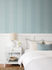 SG11602 Chevy Hemp Blue Bell Contemporary Style Wallpaper Self-Adhesive Vinyl Wall Covering Stacy Garcia Home Collection by The Sojourn Made in United States
