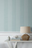 SG11602 Chevy Hemp Blue Bell Contemporary Style Wallpaper Self-Adhesive Vinyl Wall Covering Stacy Garcia Home Collection by The Sojourn Made in United States
