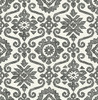 SG10800 Augustine Charcoal Linen Black Contemporary Style Wallpaper Self-Adhesive Vinyl Wall Covering Stacy Garcia Home Collection by The Sojourn Made in United States