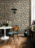 4111-63022 Flyga Blue Butterfly Bonanza Wallpaper Bohemian Style Unpasted Non Woven Wall Covering Briony Collection from A-Street Prints by Brewster Made in Sweden