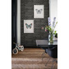 DD139138 Burnham Black Brick Wall Wallpaper Modern Style Unpasted Non Woven Wall Covering Design Department Collection from ESTA Home by Brewster Made in Netherlands