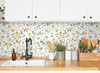 PR11901 Wildflowers Prepasted Multicolored Wallpaper Contemporary Style Prepasted Paper (Coated) Wall Covering by Prepasted Online from Seabrook Designs