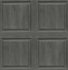 AS20308 Washed Faux Panel Charcoal Gray Wallpaper Rustic Style Peel & Stick Vinyl Wall Coverings from Arthouse by NextWall Made in United States