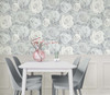 AS20008 Reverie Gray Off White Wallpaper Traditional Style Peel & Stick Vinyl Wall Coverings from Arthouse by NextWall Made in United States