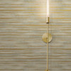 KT2186 Dreamscapes Gold Brown Modern Theme Unpasted Paper Wallpaper from Ronald Reddings 24 Karat Made in United States