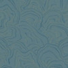 KT2163 Geodes Navy Green Blue Modern Theme Unpasted Paper Wallpaper from Ronald Reddings 24 Karat Made in United States
