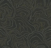 KT2162 Geodes Black Gray Modern Theme Unpasted Paper Wallpaper from Ronald Reddings 24 Karat Made in United States