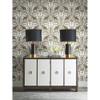 KT2202 Jungle Leopard Off White Black Modern Theme Unpasted Non Woven Wallpaper from Ronald Reddings 24 Karat Made in United States