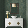 KT2222 Polished Marble Green Brown Modern Theme Unpasted Non Woven Wallpaper from Ronald Reddings 24 Karat Made in United States