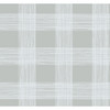 2927-80908 Scarborough Striated Plaid Gray Off White Graphics Theme Unpasted Screen Acrylic Coated Wallpaper from A-Street Prints Newport Made in United States