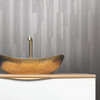 RRD7624N Newel Metallic Aluminum Stripes Style Unpasted Fabric Backed Vinyl Wallpaper from Ronald Reddings Industrial Interiors III Made in United States