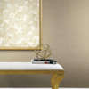 DD3741 Gingko Toss Gold Yellow Botanical Theme Unpasted Non Woven Wallpaper from Antonina Vella Dazzling Dimensions Volume II Made in United States