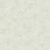 DD3744 Gingko Toss Cream Green Botanical Theme Unpasted Non Woven Wallpaper from Antonina Vella Dazzling Dimensions Volume II Made in United States
