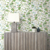 BL1711 Moon Flower Off White Green Floral Theme Unpasted Non Woven Wallpaper from Blooms Second Edition Resource Library