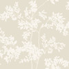 BL1805 Lunaria Silhouette Light Taupe Off White Botanical Theme Unpasted Non Woven Wallpaper from Blooms Second Edition Resource Library