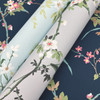 BL1745 Blossom Branches Navy Floral Theme Unpasted Non Woven Wallpaper from Blooms Second Edition Resource Library