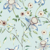 BL1792 Dream Blossom Light Blue Floral Theme Unpasted Non Woven Wallpaper from Blooms Second Edition Resource Library